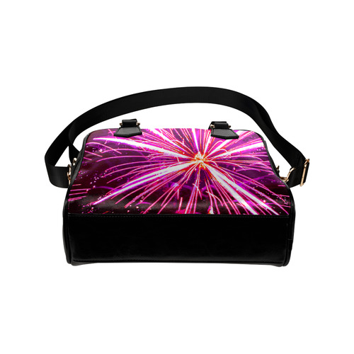 Happy New Year Fireworks Shoulder Handbag (Model 1634)