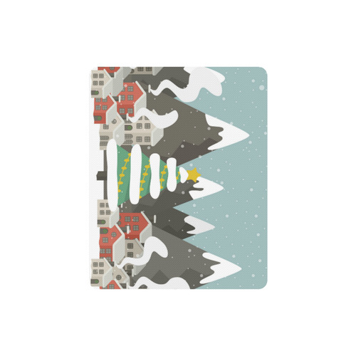 Christmas Landscape Mountains Snow Tree Rectangle Mousepad