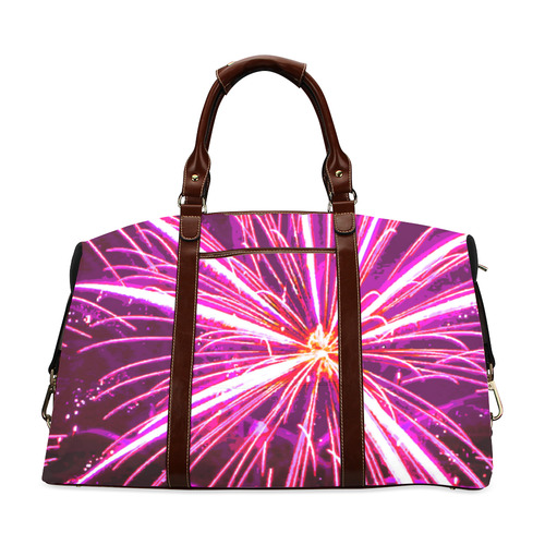 Happy New Year Fireworks Classic Travel Bag (Model 1643) Remake