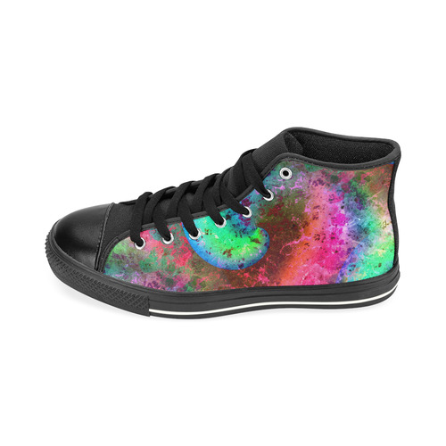Magic Feet High Top Canvas Women's Shoes/Large Size (Model 017)