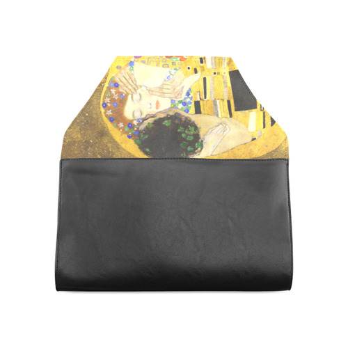 The Kiss Gustav Klimt Fine Art Clutch Bag (Model 1630)