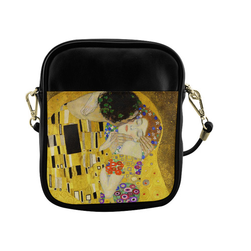 The Kiss Gustav Klimt Fine Art Sling Bag (Model 1627)