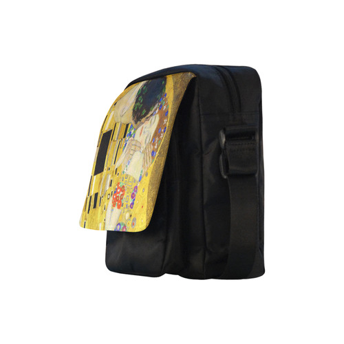 The Kiss Gustav Klimt Fine Art Crossbody Nylon Bags (Model 1633)