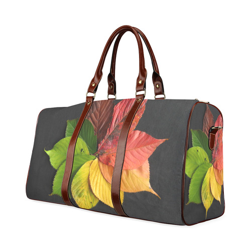 Autumn Leaves Waterproof Travel Bag/Small (Model 1639)