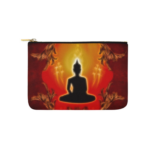 Buddha with light effect Carry-All Pouch 9.5''x6''