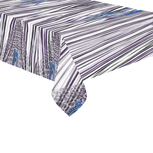 crazy jugle8 artsd Cotton Linen Tablecloth 60"x 104"