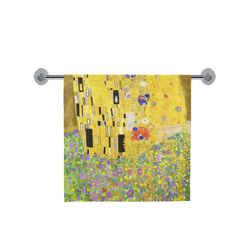 The Kiss Gustav Klimt Fine Art Bath Towel 30"x56"