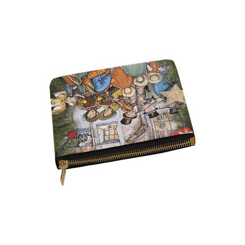 Anton Pieck carol singers Carry-All Pouch 6''x5''