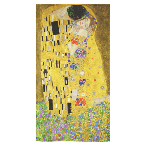 The Kiss Gustav Klimt Fine Art Bath Towel 30"x56"