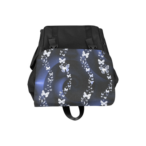 Blue Butterflies Casual Shoulders Backpack (Model 1623)