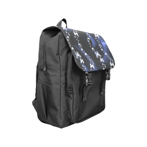 Blue Butterflies Casual Shoulders Backpack (Model 1623)