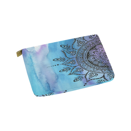 blue mandala Carry-All Pouch 9.5''x6''