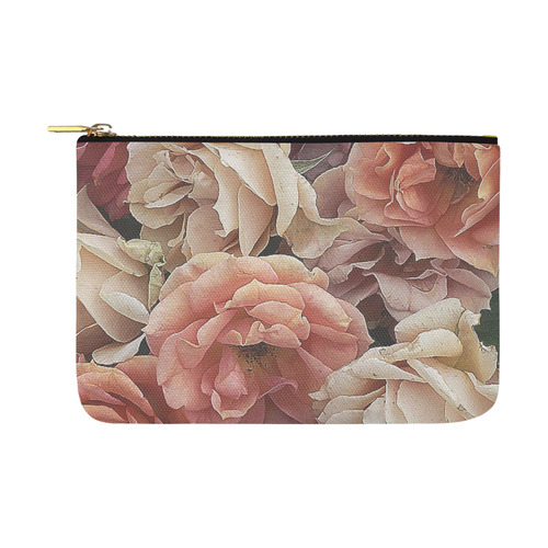great garden roses, vintage look Carry-All Pouch 12.5''x8.5''