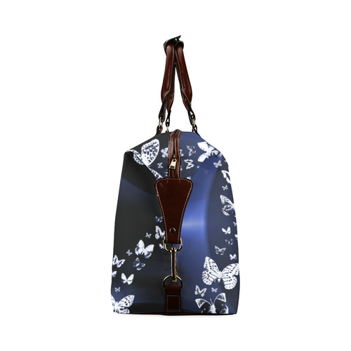 Blue Butterflies Classic Travel Bag (Model 1643) Remake