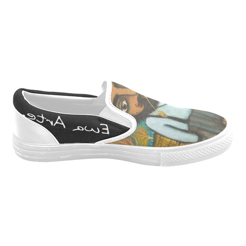 Man on the Field. Ewa Arte Slip-on Canvas Shoes for Men/Large Size (Model 019)