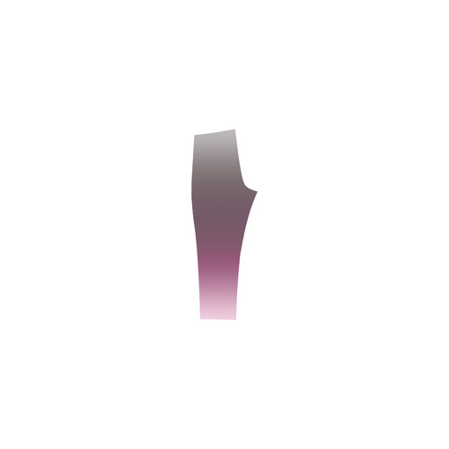 Purple Violet Ombre Graduated Color Capri Legging (Model L02)