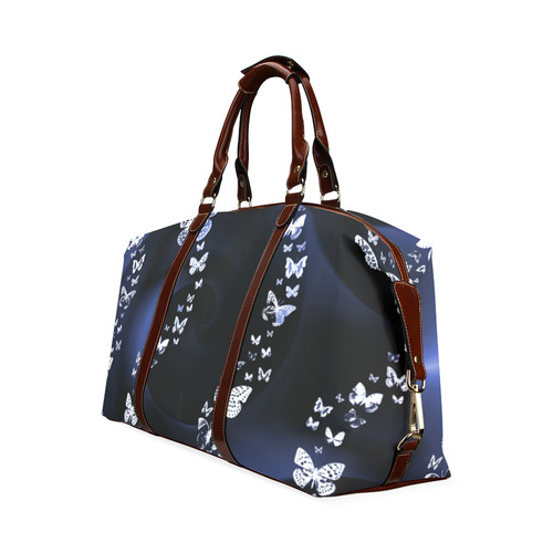 Blue Butterflies Classic Travel Bag (Model 1643) Remake