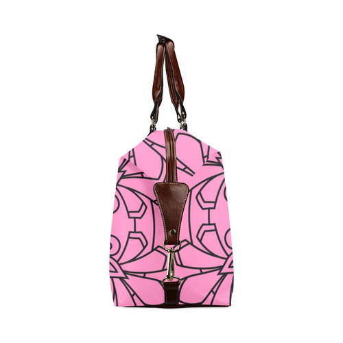 New pink designers Bag : hand-drawn Mandala Art. Designers edition 2016 Classic Travel Bag (Model 1643)