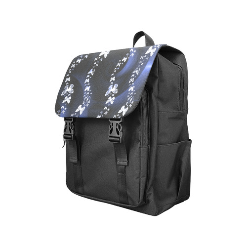 Blue Butterflies Casual Shoulders Backpack (Model 1623)