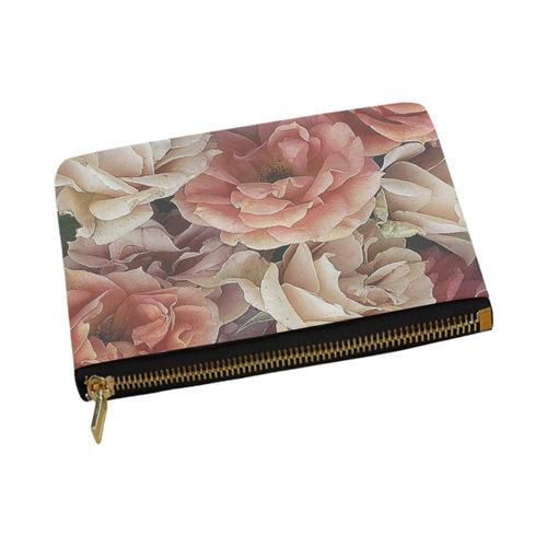 great garden roses, vintage look Carry-All Pouch 12.5''x8.5''