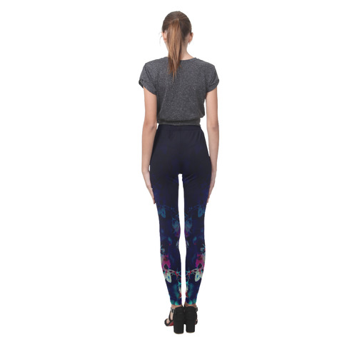 Bell Flower Bottoms Cassandra Women's Leggings (Model L01)