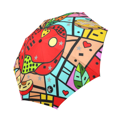 Apple by Nico Bielow Auto-Foldable Umbrella (Model U04)