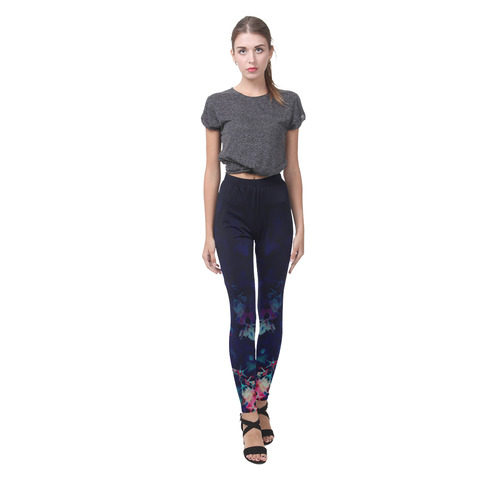 Bell Flower Bottoms Cassandra Women's Leggings (Model L01)