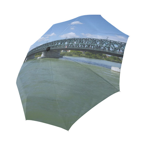 Austria-waterways on the Danube Auto-Foldable Umbrella (Model U04)
