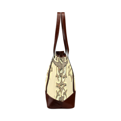 Bautiful dragon, tribal design Tote Handbag (Model 1642)