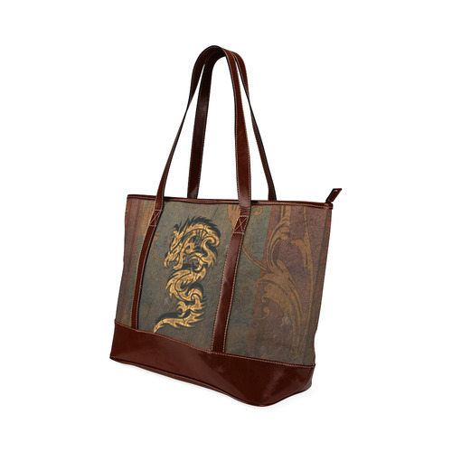 The dragon, tribal Tote Handbag (Model 1642)