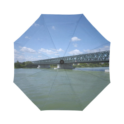 Austria-waterways on the Danube Auto-Foldable Umbrella (Model U04)