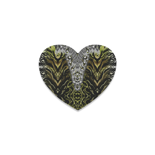 jungle fantasy 3 Heart Coaster