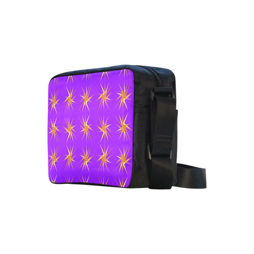 PURPLE SPARKLES Classic Cross-body Nylon Bags (Model 1632)