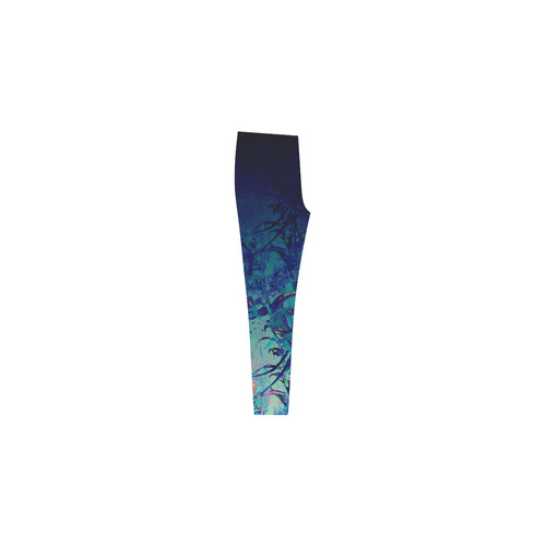 tiger lily fade Cassandra Women's Leggings (Model L01)