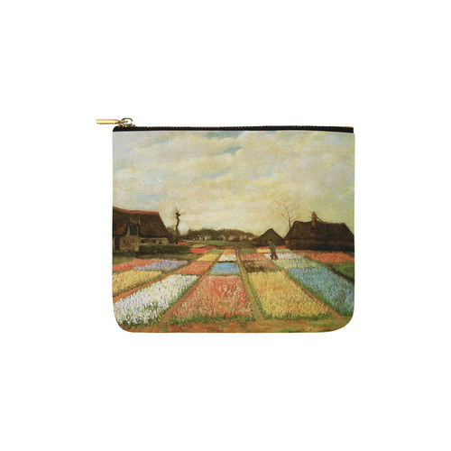 Van Gogh Bulb Fields Holland Floral Nature Carry-All Pouch 6''x5''