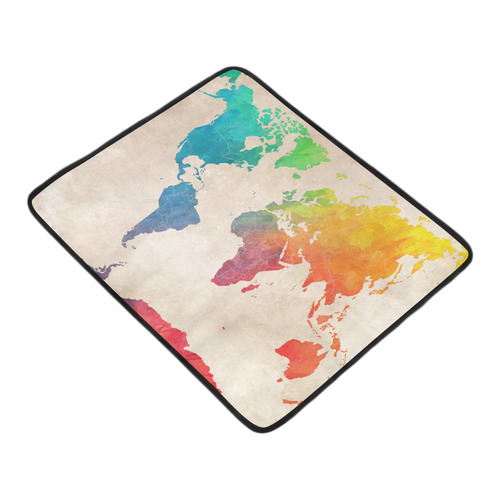 world map Beach Mat 78"x 60"