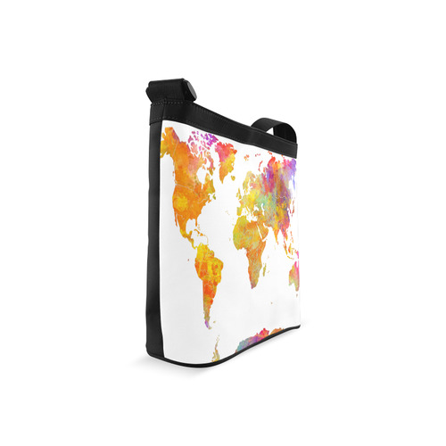 world map Crossbody Bags (Model 1613)