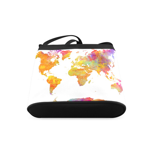 world map Crossbody Bags (Model 1613)