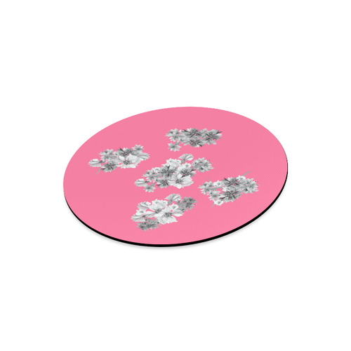 Designers rounded mousepad with flowers for Moms day! New design edition. Round Mousepad