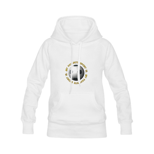 My Favorite Sport is Soccer - Football Men's Classic Hoodie (Remake) (Model H10)