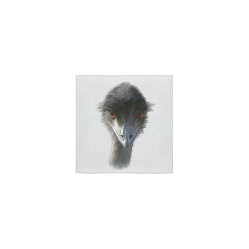 Skeptical Emu, watercolor Square Towel 13“x13”