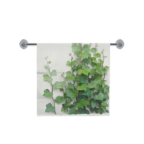 Watercolor Vines, climbing plant Bath Towel 30"x56"