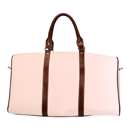 Kissed by Rose Gold Waterproof Travel Bag/Large (Model 1639)