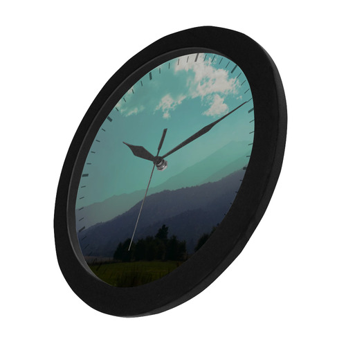 Deep Layers Circular Plastic Wall clock