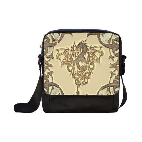 Bautiful dragon, tribal design Crossbody Nylon Bags (Model 1633)