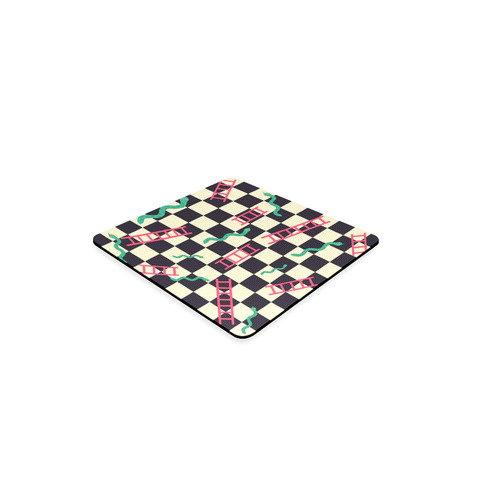 Snakes and Ladders Game Square Coaster