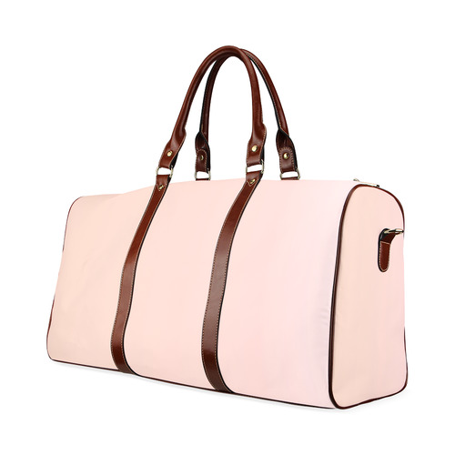 Kissed by Rose Gold Waterproof Travel Bag/Small (Model 1639)