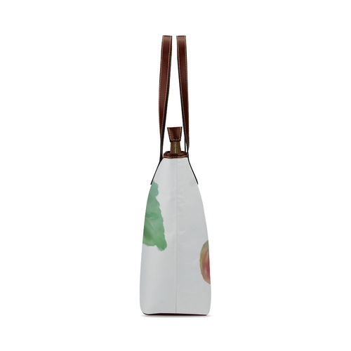 Sour Cherries, watercolor Shoulder Tote Bag (Model 1646)