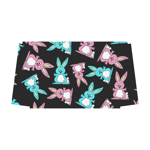 Blue and Pink Bunny Rabbits Classic Travel Bag (Model 1643) Remake