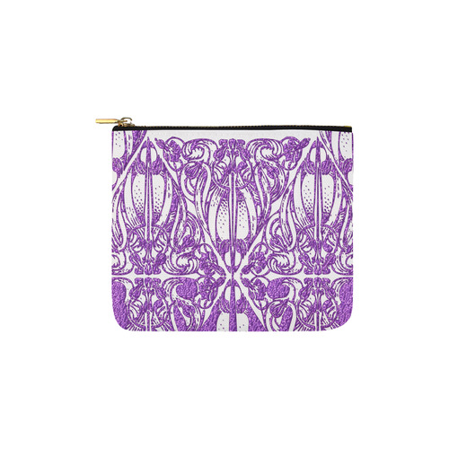 Lace Lilac Carry-All Pouch 6''x5''